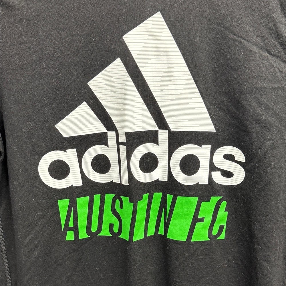 Adidas Black and Green Austin FC Tee - Picture 3 of 7